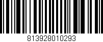 Código de barras (EAN, GTIN, SKU, ISBN): '813928010293'