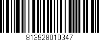 Código de barras (EAN, GTIN, SKU, ISBN): '813928010347'