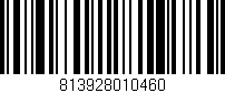 Código de barras (EAN, GTIN, SKU, ISBN): '813928010460'