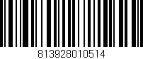 Código de barras (EAN, GTIN, SKU, ISBN): '813928010514'