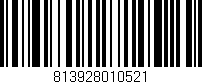 Código de barras (EAN, GTIN, SKU, ISBN): '813928010521'