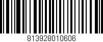 Código de barras (EAN, GTIN, SKU, ISBN): '813928010606'