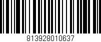 Código de barras (EAN, GTIN, SKU, ISBN): '813928010637'