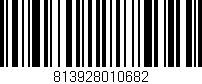 Código de barras (EAN, GTIN, SKU, ISBN): '813928010682'