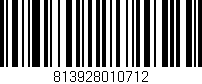 Código de barras (EAN, GTIN, SKU, ISBN): '813928010712'