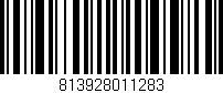 Código de barras (EAN, GTIN, SKU, ISBN): '813928011283'