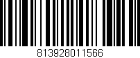 Código de barras (EAN, GTIN, SKU, ISBN): '813928011566'
