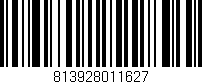 Código de barras (EAN, GTIN, SKU, ISBN): '813928011627'