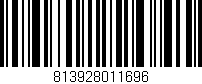 Código de barras (EAN, GTIN, SKU, ISBN): '813928011696'