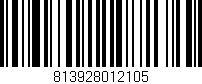 Código de barras (EAN, GTIN, SKU, ISBN): '813928012105'