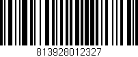 Código de barras (EAN, GTIN, SKU, ISBN): '813928012327'