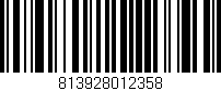 Código de barras (EAN, GTIN, SKU, ISBN): '813928012358'