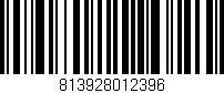 Código de barras (EAN, GTIN, SKU, ISBN): '813928012396'