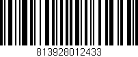 Código de barras (EAN, GTIN, SKU, ISBN): '813928012433'