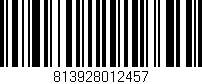 Código de barras (EAN, GTIN, SKU, ISBN): '813928012457'