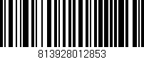 Código de barras (EAN, GTIN, SKU, ISBN): '813928012853'