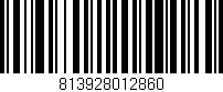 Código de barras (EAN, GTIN, SKU, ISBN): '813928012860'