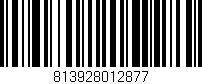 Código de barras (EAN, GTIN, SKU, ISBN): '813928012877'