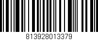 Código de barras (EAN, GTIN, SKU, ISBN): '813928013379'