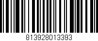 Código de barras (EAN, GTIN, SKU, ISBN): '813928013393'