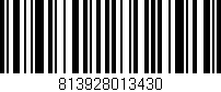 Código de barras (EAN, GTIN, SKU, ISBN): '813928013430'