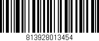 Código de barras (EAN, GTIN, SKU, ISBN): '813928013454'