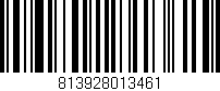 Código de barras (EAN, GTIN, SKU, ISBN): '813928013461'