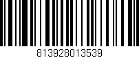 Código de barras (EAN, GTIN, SKU, ISBN): '813928013539'