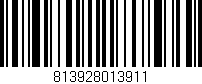 Código de barras (EAN, GTIN, SKU, ISBN): '813928013911'
