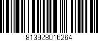 Código de barras (EAN, GTIN, SKU, ISBN): '813928016264'