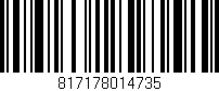 Código de barras (EAN, GTIN, SKU, ISBN): '817178014735'