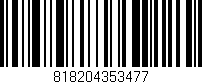 Código de barras (EAN, GTIN, SKU, ISBN): '818204353477'