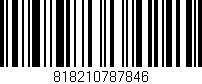 Código de barras (EAN, GTIN, SKU, ISBN): '818210787846'