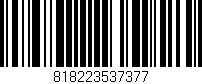 Código de barras (EAN, GTIN, SKU, ISBN): '818223537377'