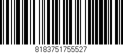 Código de barras (EAN, GTIN, SKU, ISBN): '8183751755527'