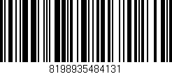 Código de barras (EAN, GTIN, SKU, ISBN): '8198935484131'