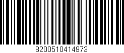 Código de barras (EAN, GTIN, SKU, ISBN): '8200510414973'