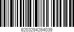 Código de barras (EAN, GTIN, SKU, ISBN): '8203294284039'