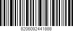 Código de barras (EAN, GTIN, SKU, ISBN): '8206092441888'