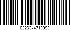 Código de barras (EAN, GTIN, SKU, ISBN): '8226344719893'