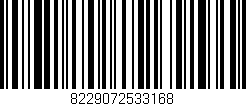 Código de barras (EAN, GTIN, SKU, ISBN): '8229072533168'