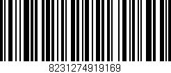 Código de barras (EAN, GTIN, SKU, ISBN): '8231274919169'