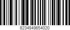 Código de barras (EAN, GTIN, SKU, ISBN): '8234949654020'