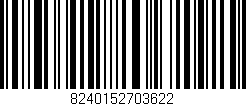 Código de barras (EAN, GTIN, SKU, ISBN): '8240152703622'