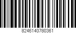 Código de barras (EAN, GTIN, SKU, ISBN): '8246140780361'