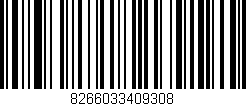 Código de barras (EAN, GTIN, SKU, ISBN): '8266033409308'