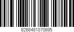 Código de barras (EAN, GTIN, SKU, ISBN): '8268481070895'