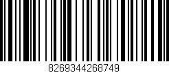 Código de barras (EAN, GTIN, SKU, ISBN): '8269344268749'