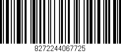 Código de barras (EAN, GTIN, SKU, ISBN): '8272244067725'