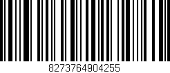 Código de barras (EAN, GTIN, SKU, ISBN): '8273764904255'